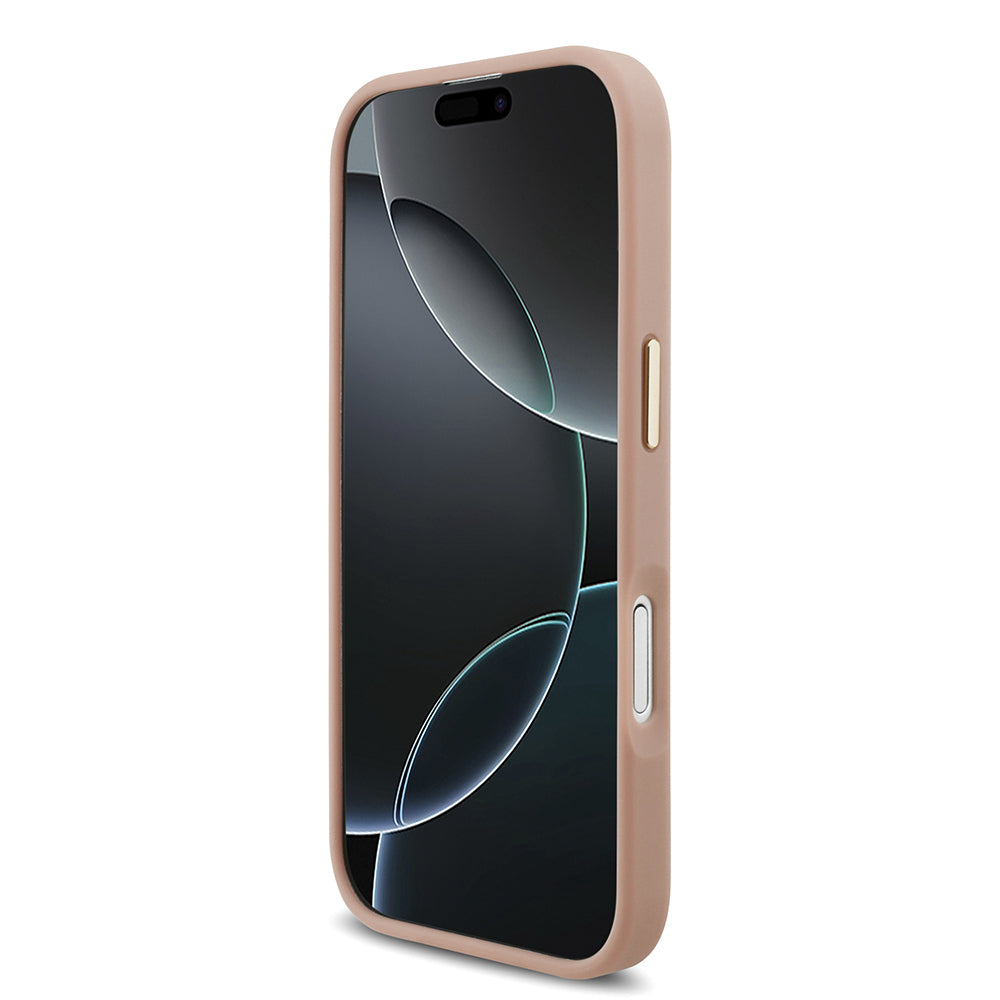 iPhone 17 Kılıf Lacoste Orjinal Lisanslı M-safe Şarj Özellikli Champs Elysees PU Deri Tasarımlı Kapak