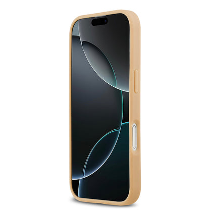iPhone 17 Kılıf Lacoste Orjinal Lisanslı M-safe Şarj Özellikli PU Deri Tasarımlı Karışık Monogram Desenli Kapak