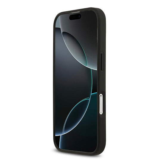 iPhone 17 Kılıf Lacoste Orjinal Lisanslı M-safe Şarj Özellikli PU Deri Tasarımlı Kartlıklı Karışık Monogram Desenli Kapak
