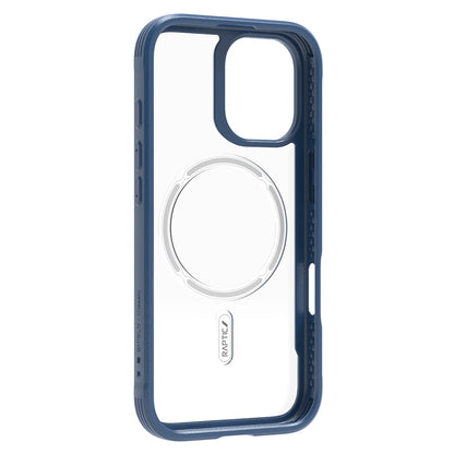iPhone 17 Kılıf M-safe Şarj Özellikli Airbagli Raptic Shield Serisi Şeffaf Arka Yüzey Kapak