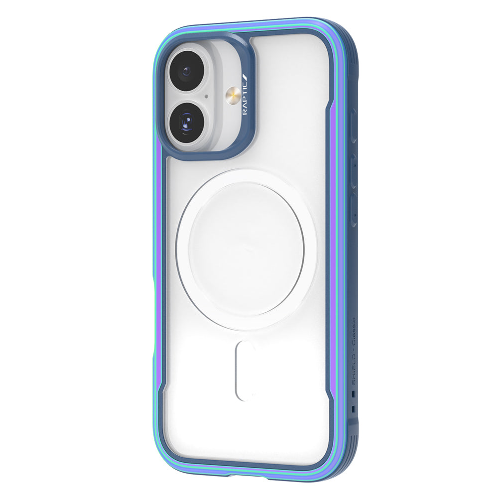 iPhone 17 Kılıf M-safe Şarj Özellikli Airbagli Raptic Shield Serisi Şeffaf Arka Yüzey Kapak