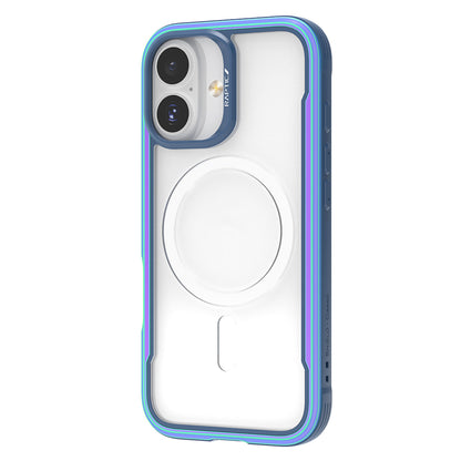 iPhone 17 Kılıf M-safe Şarj Özellikli Airbagli Raptic Shield Serisi Şeffaf Arka Yüzey Kapak