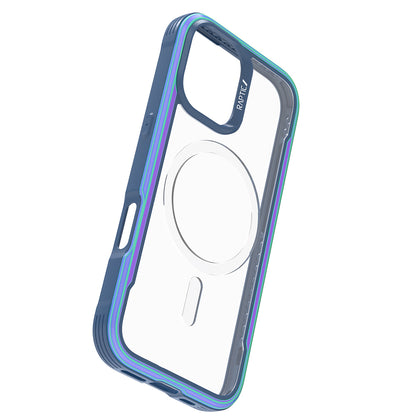 iPhone 17 Kılıf M-safe Şarj Özellikli Airbagli Raptic Shield Serisi Şeffaf Arka Yüzey Kapak