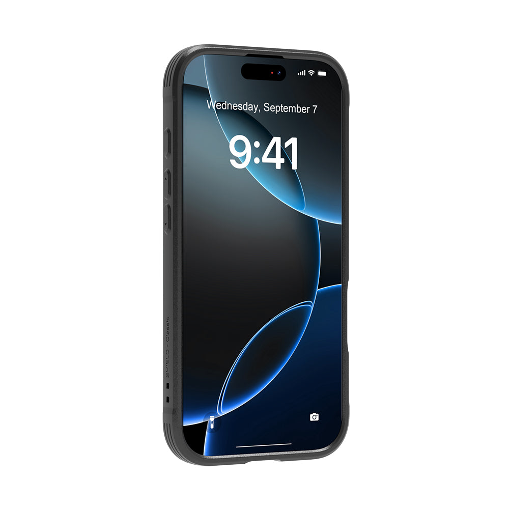 iPhone 17 Kılıf M-safe Şarj Özellikli Airbagli Raptic Shield Serisi Şeffaf Arka Yüzey Kapak