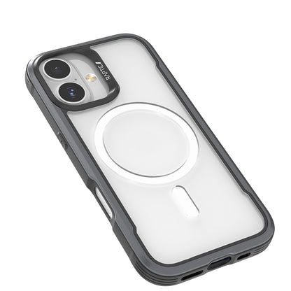 iPhone 17 Kılıf M-safe Şarj Özellikli Airbagli Raptic Shield Serisi Şeffaf Arka Yüzey Kapak