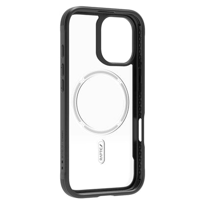 iPhone 17 Kılıf M-safe Şarj Özellikli Airbagli Raptic Shield Serisi Şeffaf Arka Yüzey Kapak
