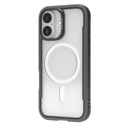 iPhone 17 Kılıf M-safe Şarj Özellikli Airbagli Raptic Shield Serisi Şeffaf Arka Yüzey Kapak