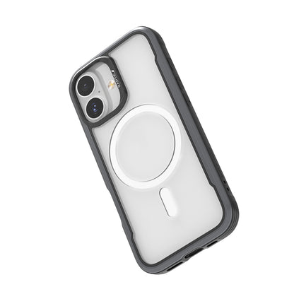 iPhone 17 Kılıf M-safe Şarj Özellikli Airbagli Raptic Shield Serisi Şeffaf Arka Yüzey Kapak