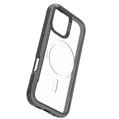 iPhone 17 Kılıf M-safe Şarj Özellikli Airbagli Raptic Shield Serisi Şeffaf Arka Yüzey Kapak
