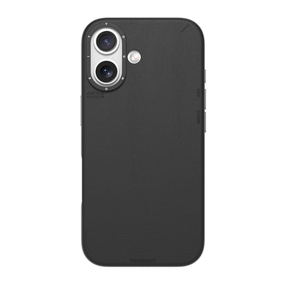 iPhone 17 Kılıf M-safe Şarj Özellikli Basit Mat Deri Desenli Youngkit Tech Fashion Serisi Kapak