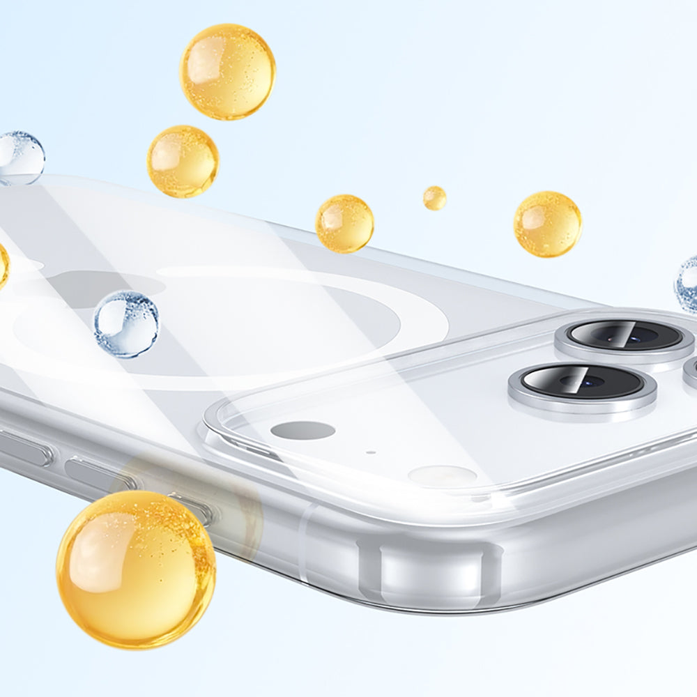 iPhone 17 Kılıf M-safe Şarj Özellikli Benks Crystal Serisi Şeffaf Kapak