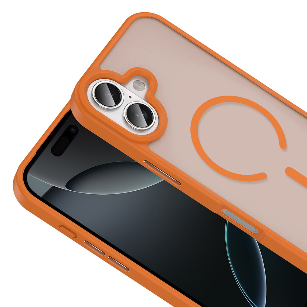 Apple iPhone 17 Kılıf M-safe Şarj Özellikli Mat Arka Yüzey Zore Sio Kapak