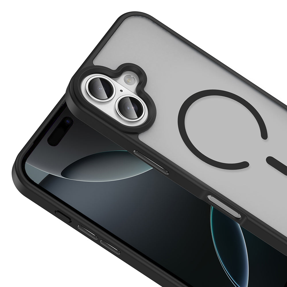 Apple iPhone 17 Kılıf M-safe Şarj Özellikli Mat Arka Yüzey Zore Sio Kapak