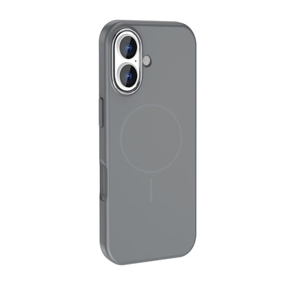 Apple iPhone 17 Kılıf M-Safe Şarj Özellikli Metal Kamera Çerçeveli Zore Edi Silikon Kapak