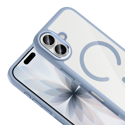 Apple iPhone 17 Kılıf M-Safe Şarj Özellikli Metal Kamera Çerçeveli Zore Tiko Kapak