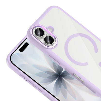 Apple iPhone 17 Kılıf M-Safe Şarj Özellikli Metal Kamera Çerçeveli Zore Tiko Kapak