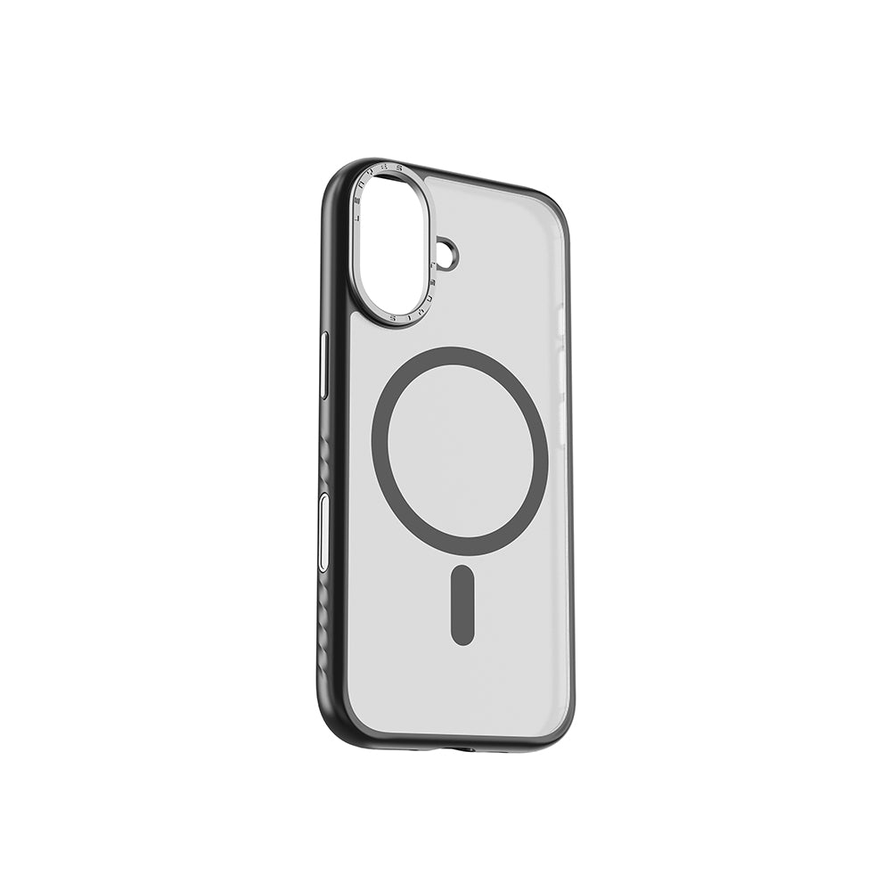 iPhone 17 Kılıf M-safe Şarj Özellikli Metal Kamera Standlı Lenyes CK226 PC Kapak