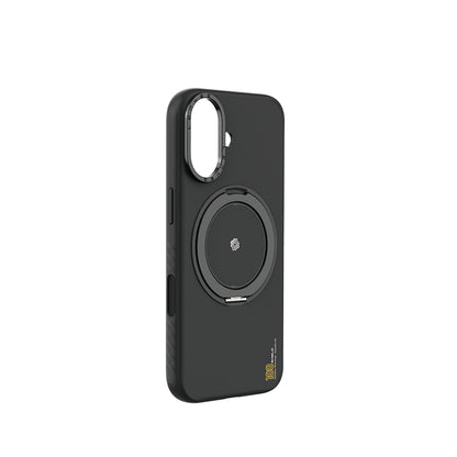 iPhone 17 Kılıf M-safe Şarj Özellikli Metal Standlı Lenyes CK225 Kevlar Kapak
