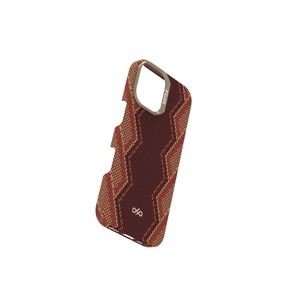 iPhone 17 Kılıf M-safe Şarj Özellikli Raptic Aramid Skin Bionic Serisi Kapak
