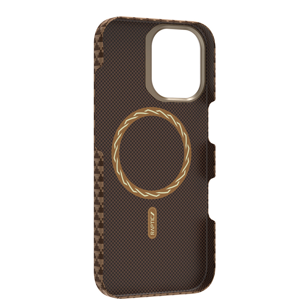 iPhone 17 Kılıf M-safe Şarj Özellikli Raptic Aramid Skin Origin Serisi Kapak