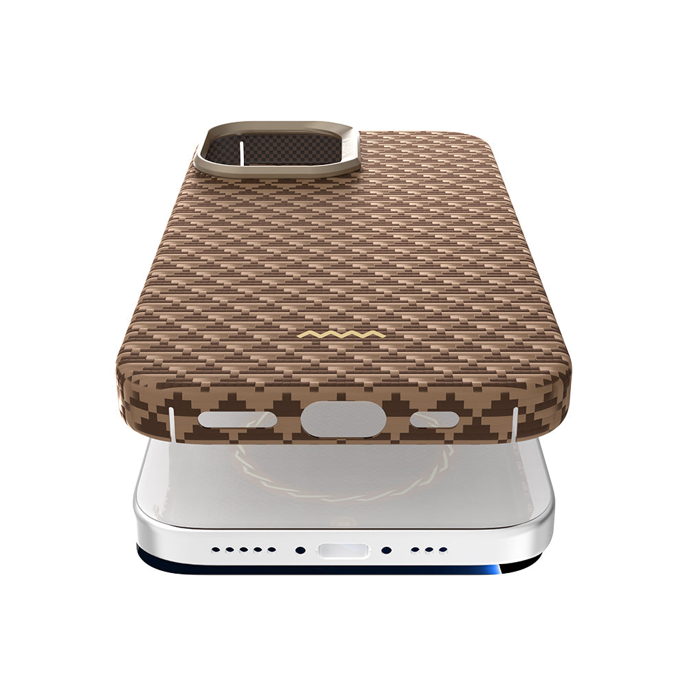 iPhone 17 Kılıf M-safe Şarj Özellikli Raptic Aramid Skin Origin Serisi Kapak