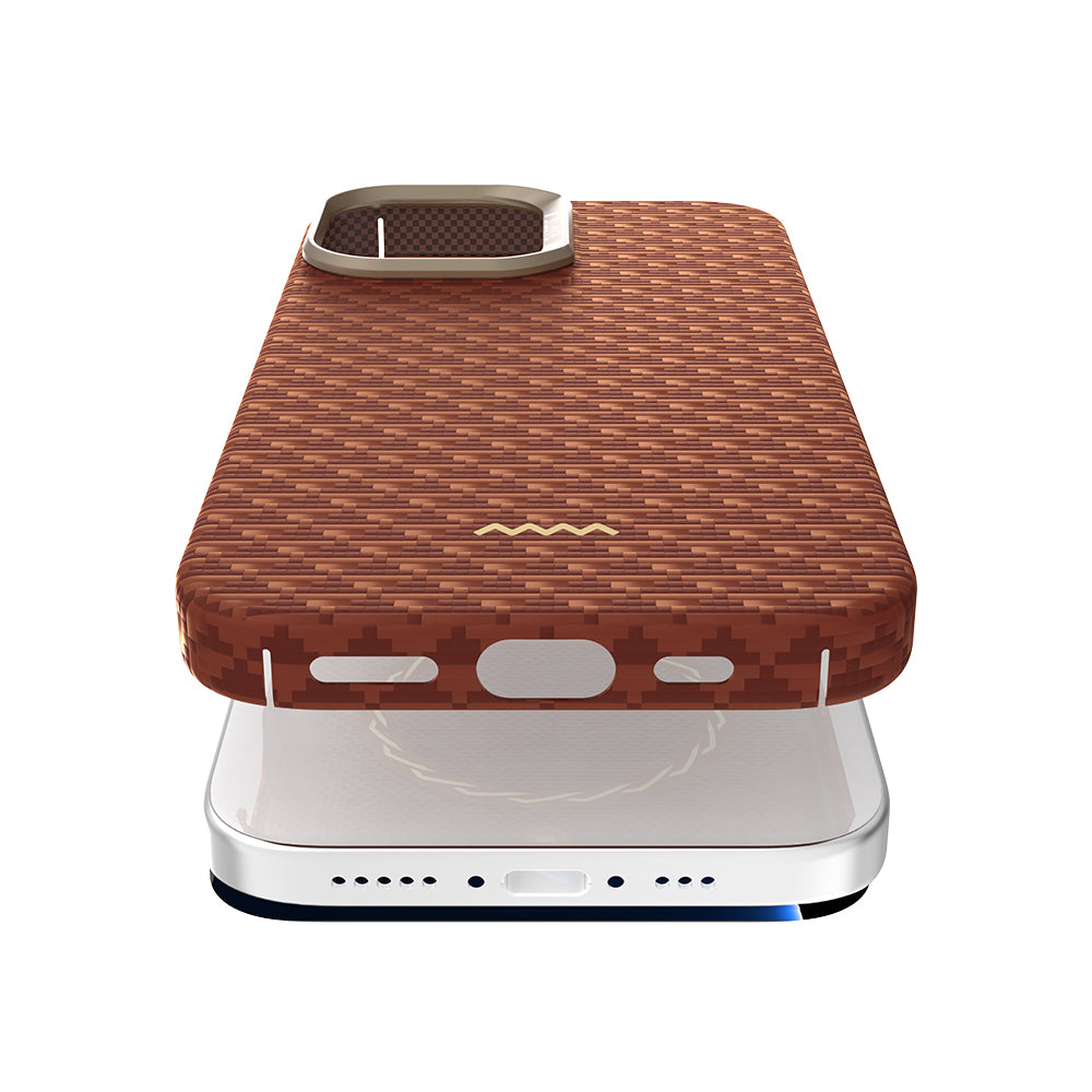 iPhone 17 Kılıf M-safe Şarj Özellikli Raptic Aramid Skin Origin Serisi Kapak