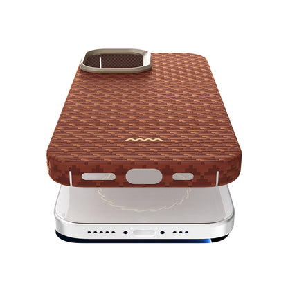 iPhone 17 Kılıf M-safe Şarj Özellikli Raptic Aramid Skin Origin Serisi Kapak