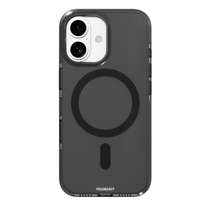 iPhone 17 Kılıf M-safe Şarj Özellikli Şeffaf Youngkit Crystal Shield Serisi Kapak