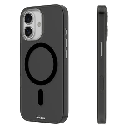 iPhone 17 Kılıf M-safe Şarj Özellikli Şeffaf Youngkit Crystal Shield Serisi Kapak