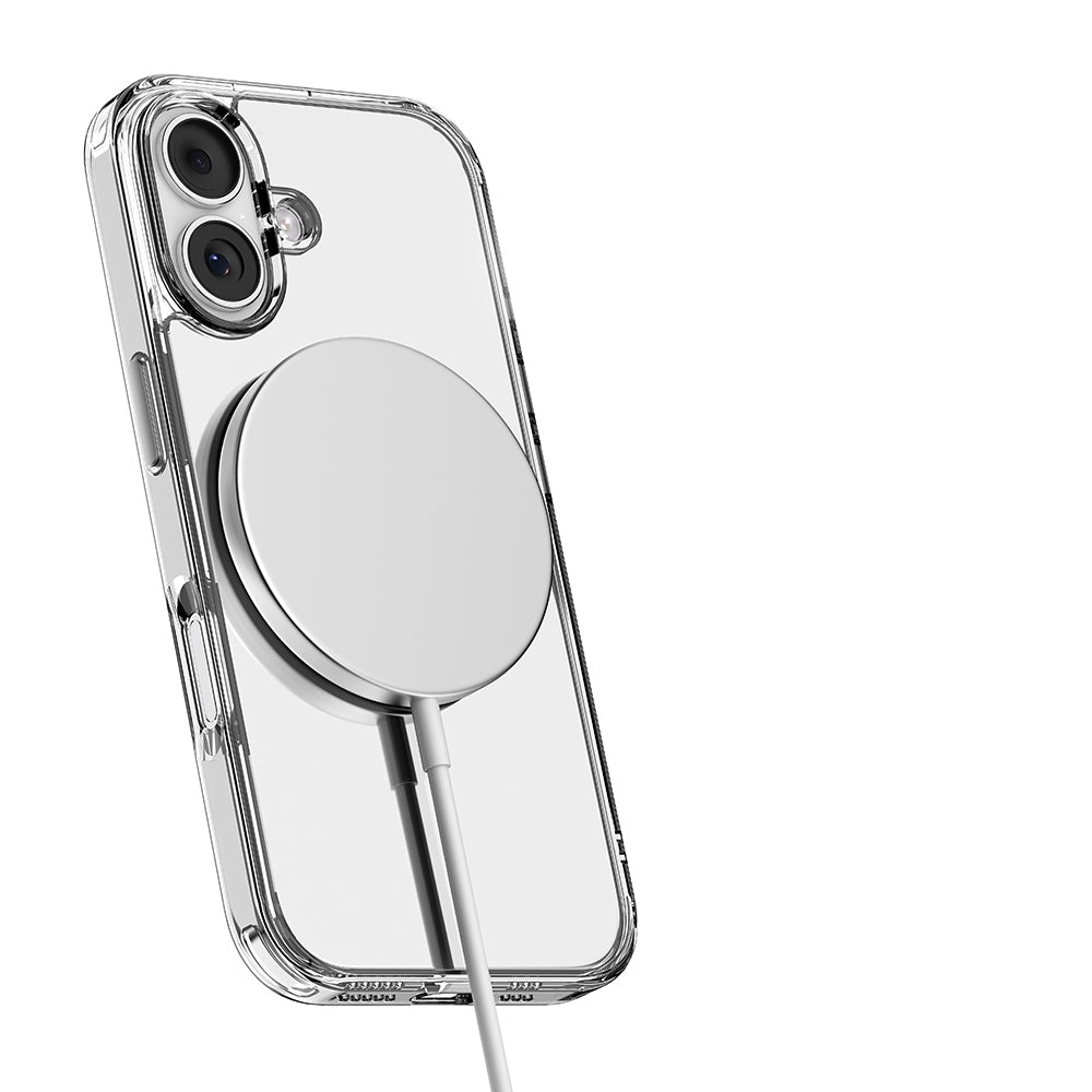 iPhone 17 Kılıf M-safe Şarj Özellikli Standlı Airbag Tasarımlı Mutural Fresh Serisi Kapak
