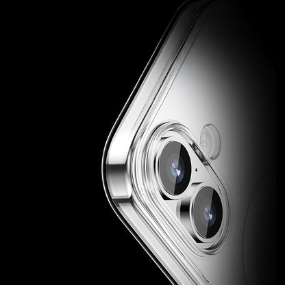 iPhone 17 Kılıf M-safe Şarj Özellikli Transparan Sert PC Wlons Pita Kapak