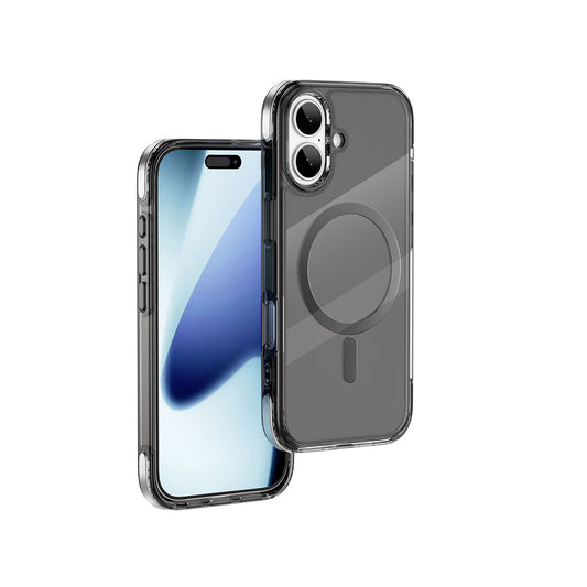 iPhone 17 Kılıf M-safe Şarj Özellikli Wiwu MCC-702 Titanyum Pro Serisi Sert PC Kapak
