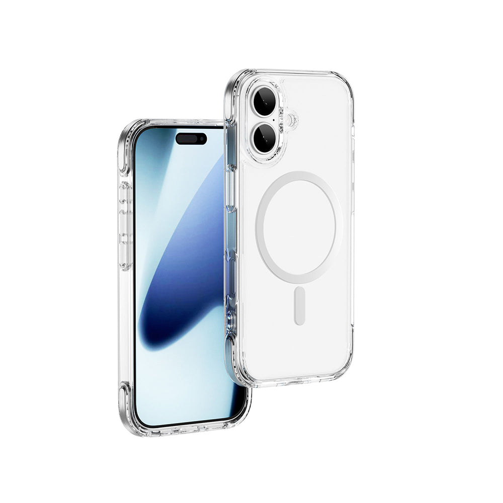 iPhone 17 Kılıf M-safe Şarj Özellikli Wiwu MCC-702 Titanyum Pro Serisi Sert PC Kapak