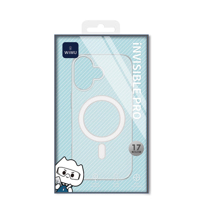 iPhone 17 Kılıf M-safe Şarj Özellikli Wiwu YXK-207 Invisible Pro Sert PC Kapak