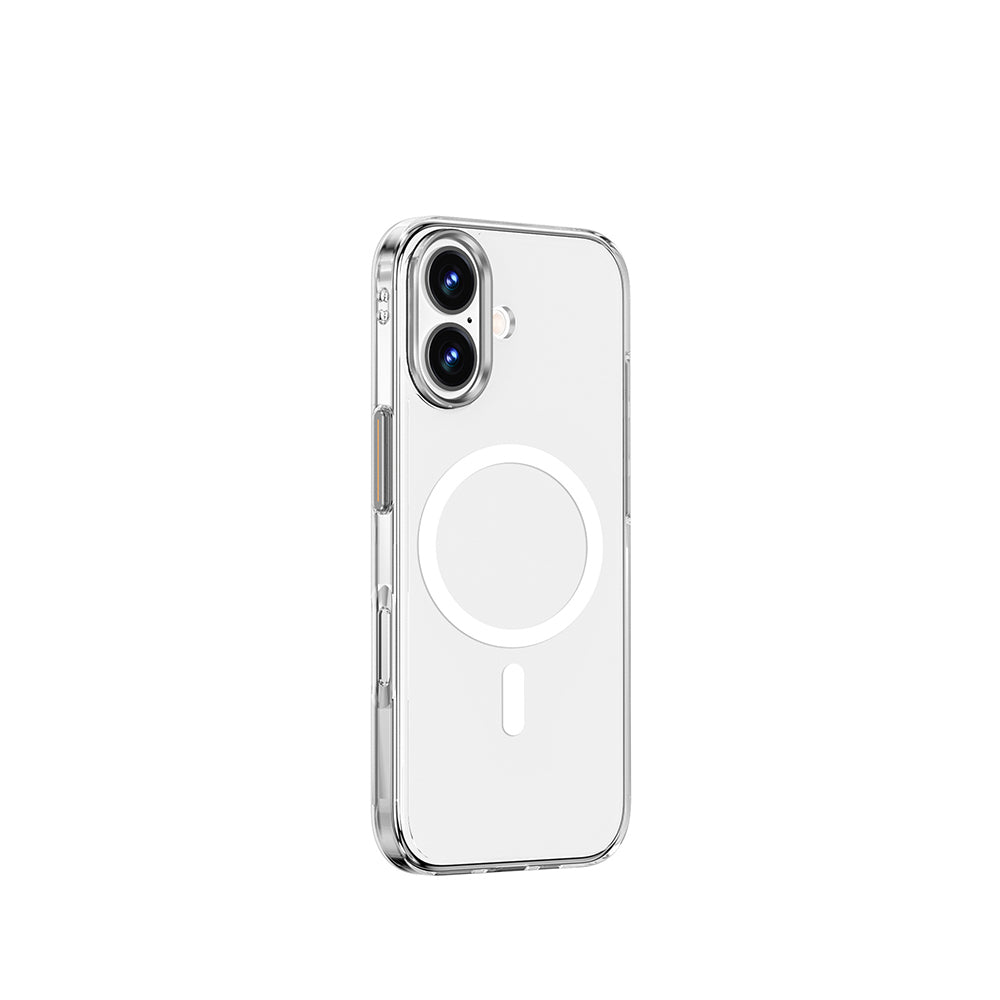 iPhone 17 Kılıf M-safe Şarj Özellikli Wiwu YXK-208 Invisible Ultra Sert PC Kapak