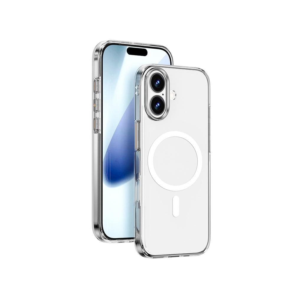 iPhone 17 Kılıf M-safe Şarj Özellikli Wiwu YXK-208 Invisible Ultra Sert PC Kapak