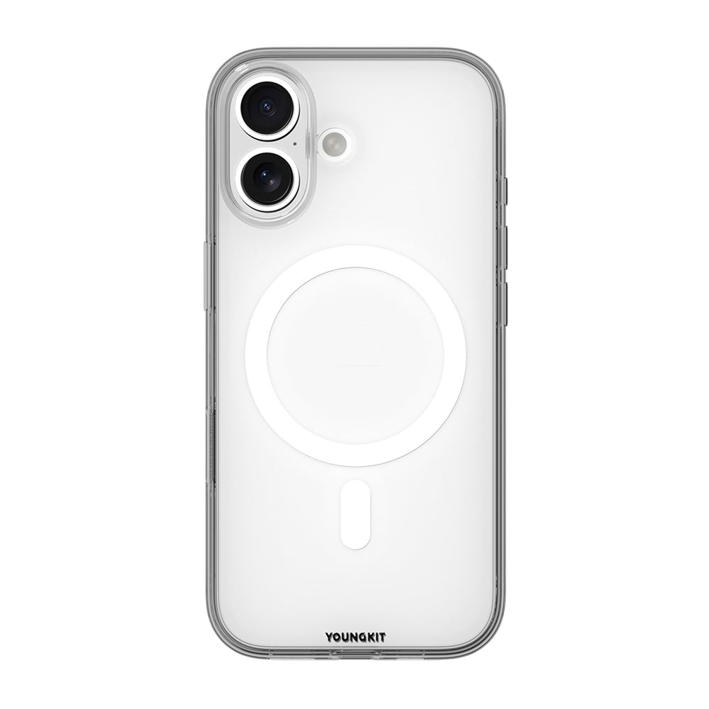iPhone 17 Kılıf M-safe Şarj Özellikli Youngkit Clear Serisi Kapak