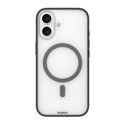 iPhone 17 Kılıf M-safe Şarj Özellikli Youngkit Clear Serisi Kapak