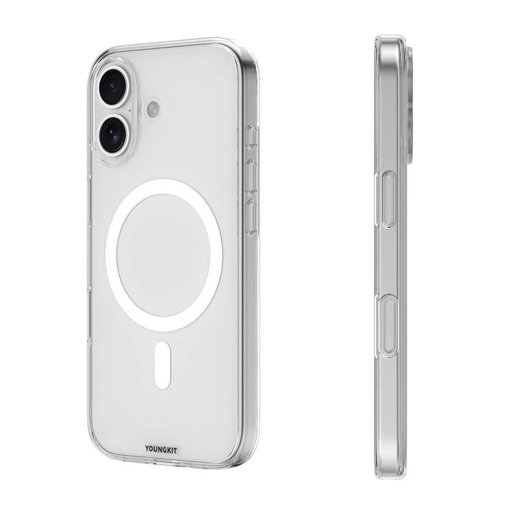iPhone 17 Kılıf M-safe Şarj Özellikli Youngkit Clear Serisi Kapak