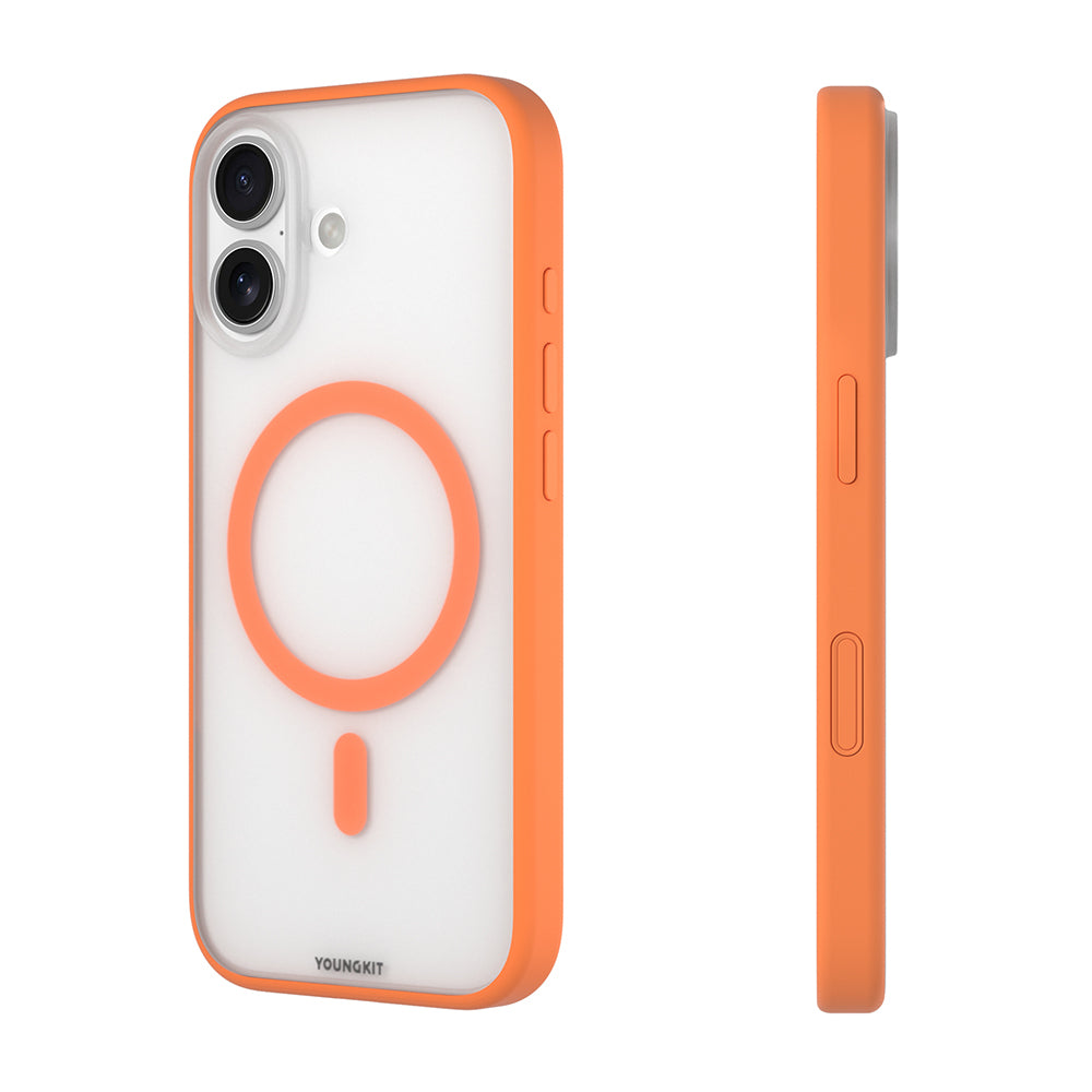 iPhone 17 Kılıf M-safe Şarj Özellikli Youngkit Clear Serisi Kapak