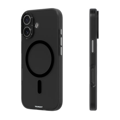 iPhone 17 Kılıf M-safe Şarj Özellikli Youngkit Hidden Sand Serisi Kapak