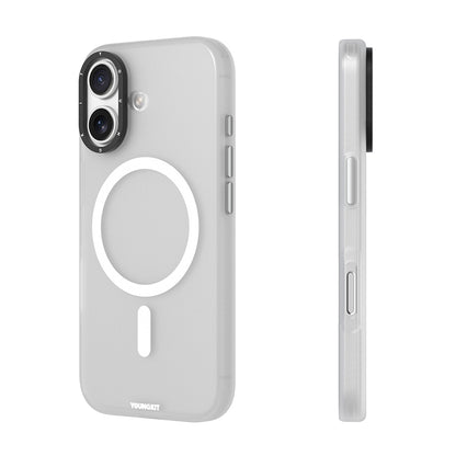 iPhone 17 Kılıf M-safe Şarj Özellikli Youngkit Hidden Sand Serisi Kapak