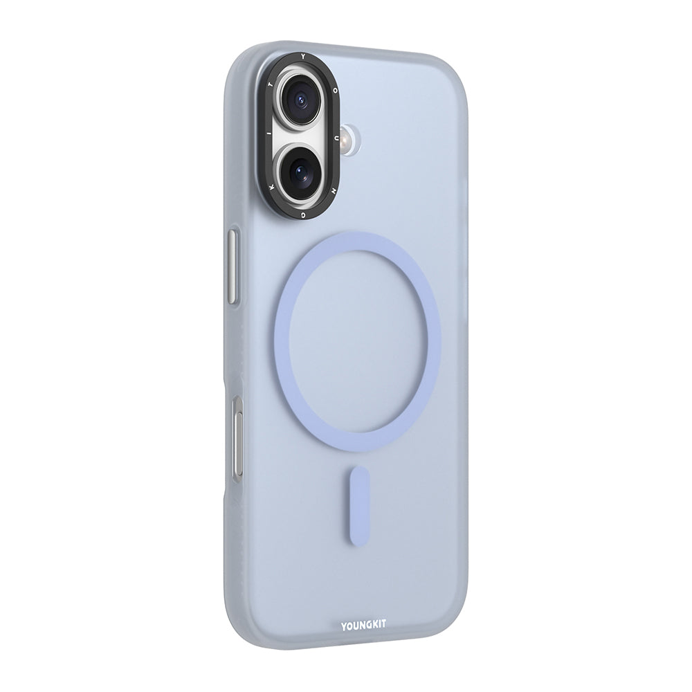 iPhone 17 Kılıf M-safe Şarj Özellikli Youngkit Hidden Sand Serisi Kapak
