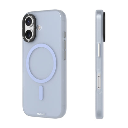 iPhone 17 Kılıf M-safe Şarj Özellikli Youngkit Hidden Sand Serisi Kapak