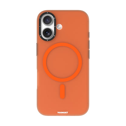 iPhone 17 Kılıf M-safe Şarj Özellikli Youngkit Hidden Sand Serisi Kapak