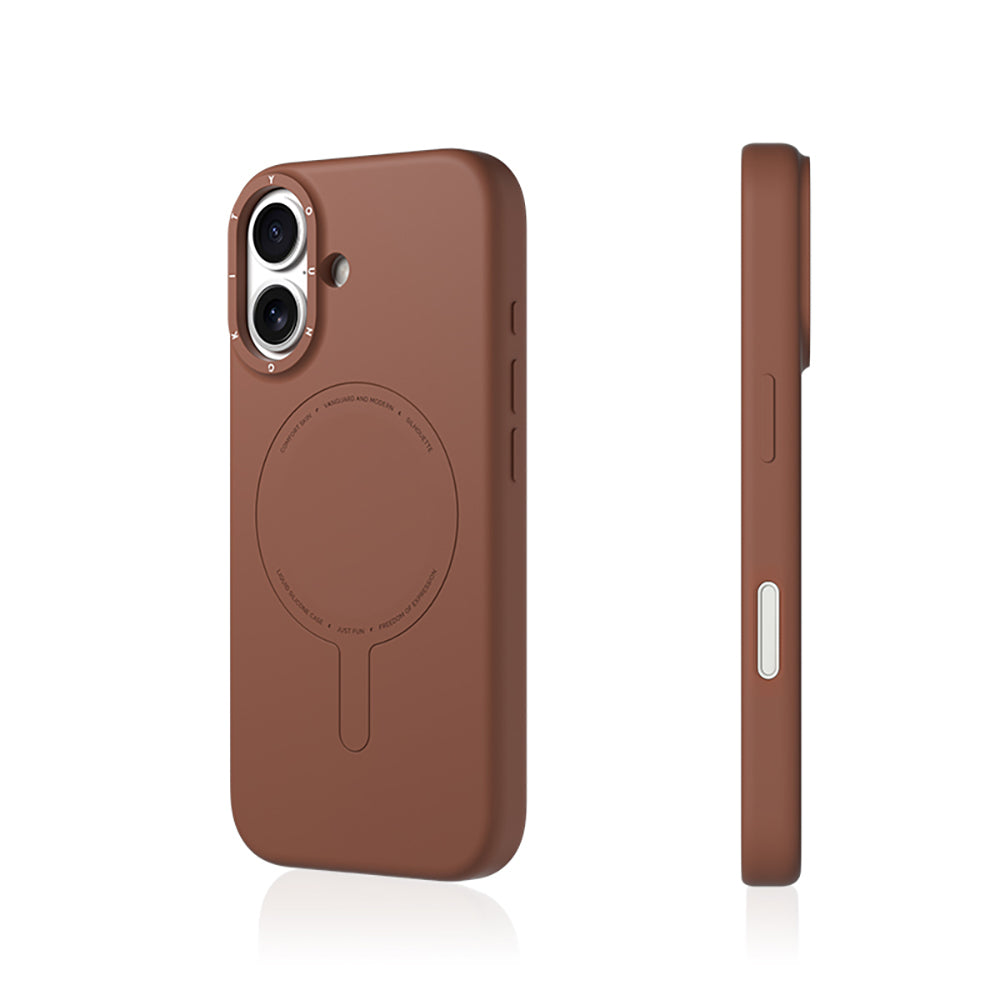 iPhone 17 Kılıf M-Safe Şarj Özellikli Youngkit Morandi Serisi Kapak