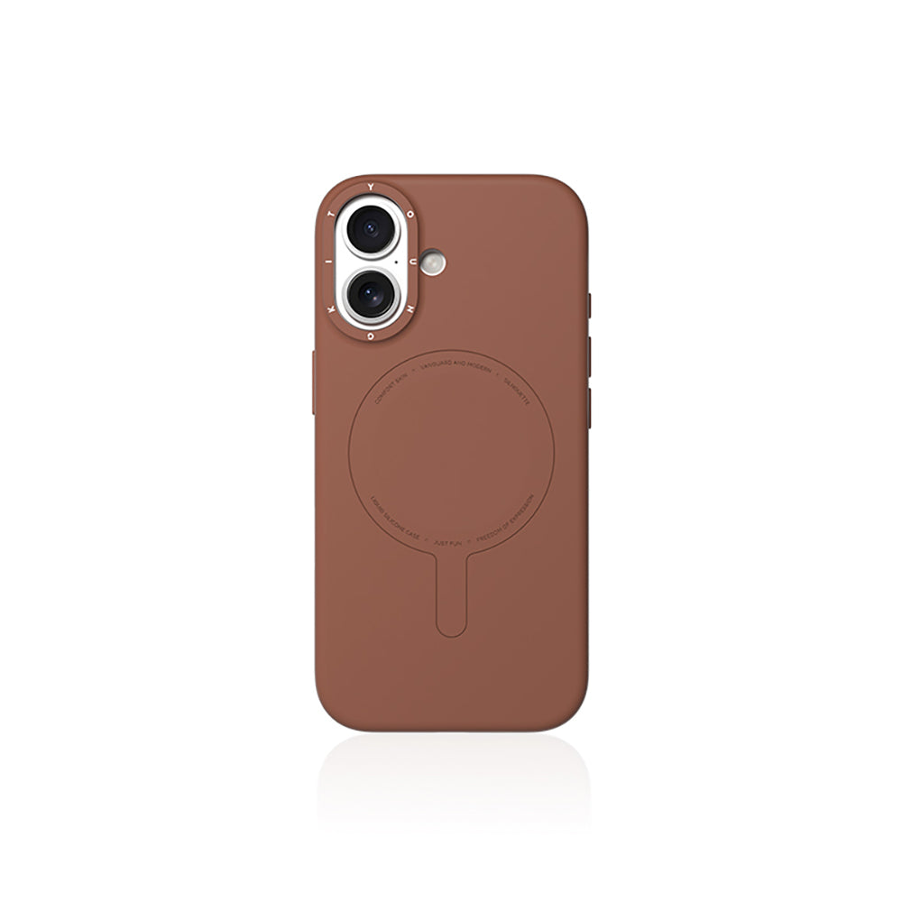 iPhone 17 Kılıf M-Safe Şarj Özellikli Youngkit Morandi Serisi Kapak