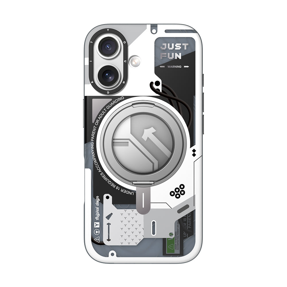 iPhone 17 Kılıf M-safe Şarj Özellikli Youngkit Starship Serisi Kapak