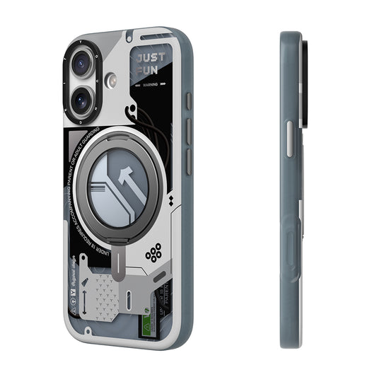 iPhone 17 Kılıf M-safe Şarj Özellikli Youngkit Starship Serisi Kapak