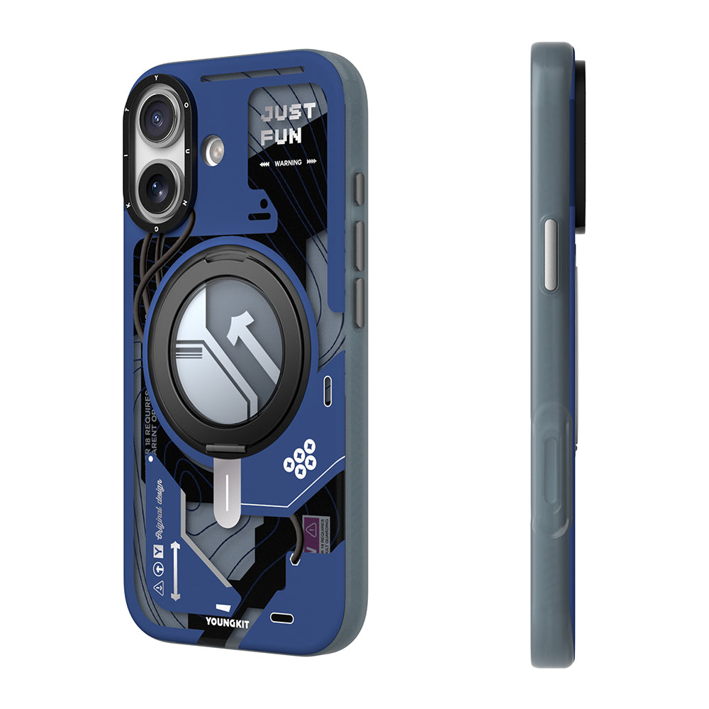 iPhone 17 Kılıf M-safe Şarj Özellikli Youngkit Starship Serisi Kapak